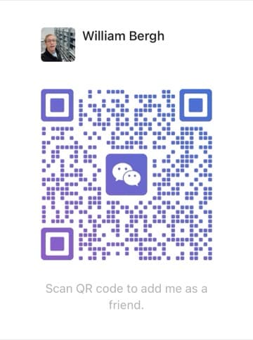 WeChat QR code for William Bergh (ID wxid_fu7d8yg551f712)